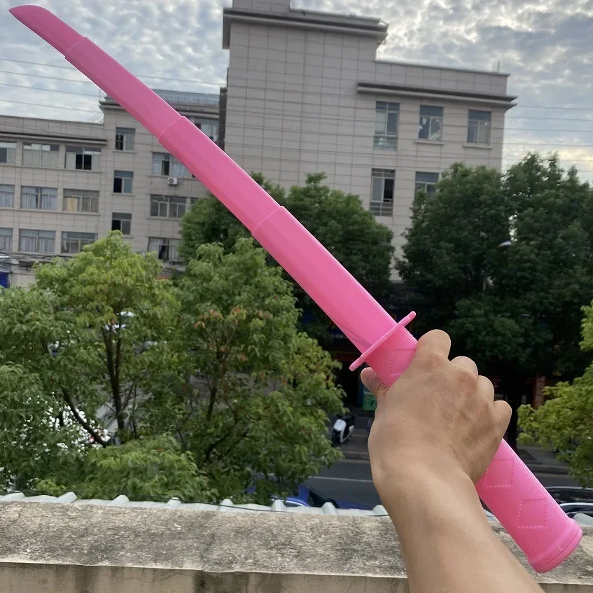 3D Printing Gravity Knife Pink Black Gravity Retractable Toy Katana Sword Decompression Toy Cosplay Props Birthday Gift Friend