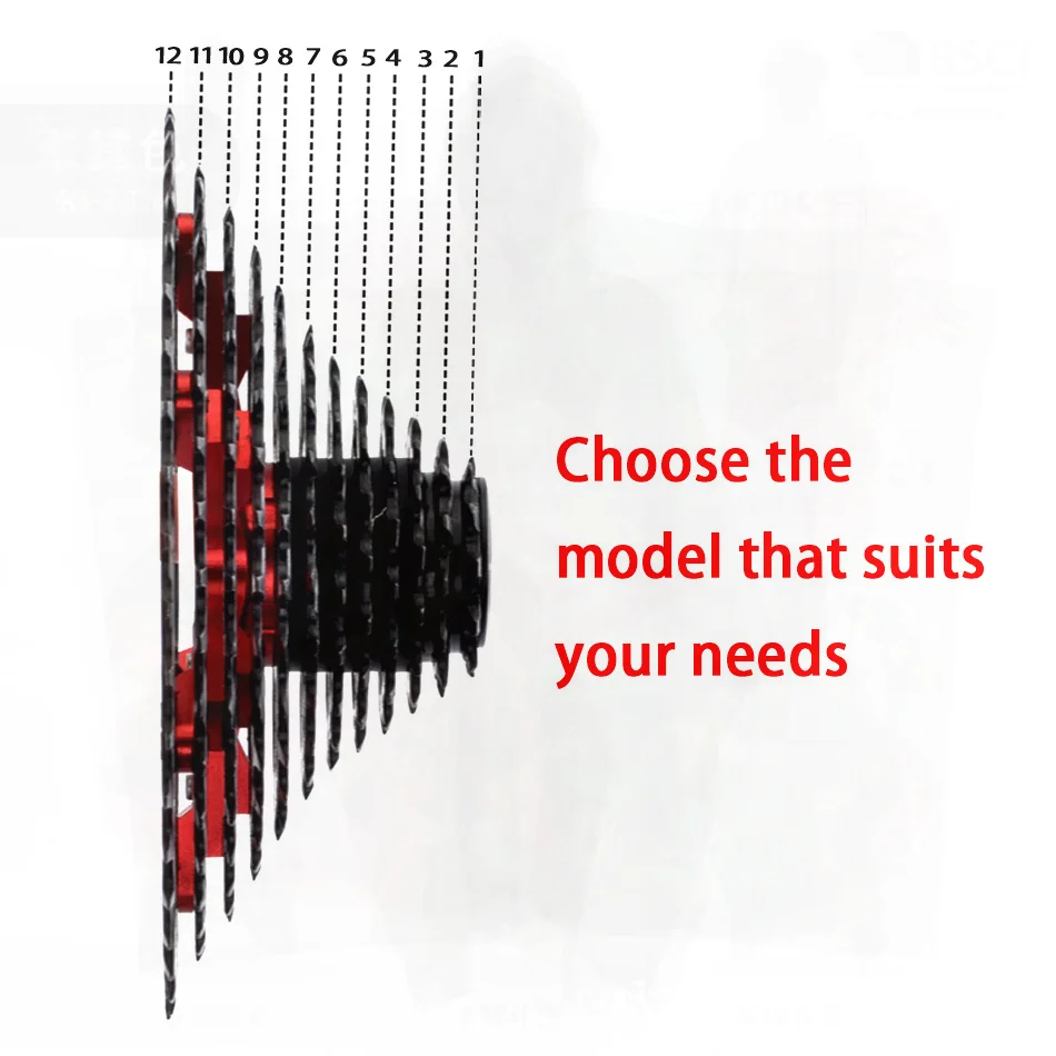 

Велосипедный маховик Rihui с регулируемой скоростью, совместимый с кассетой Shimanosram, большой передаточное число, велосипедный аксессуар, черный