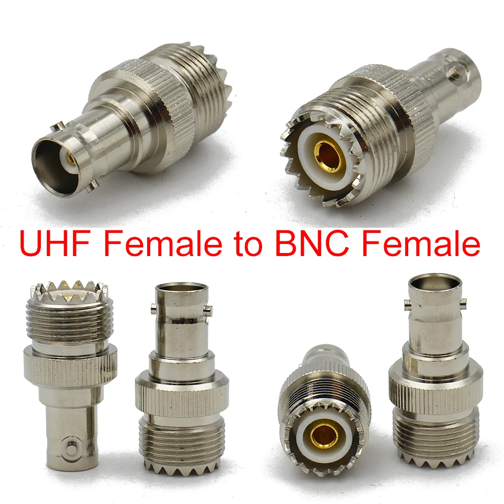 SO239 PL259 Connector UHF to BNC Male & Female Q9 BNC to UHF RF Coaxial Adapter for Electrical Equipment & Supplies Connector