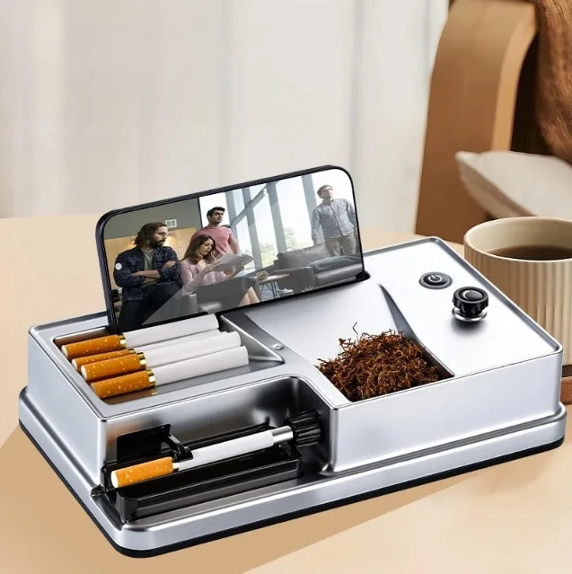 

Electric 8.0/6MM Dual-purpose Automatic Cigarette Rolling Machine Detachable Infrared Sensing Tobacco Maker for DIY Cigarettes