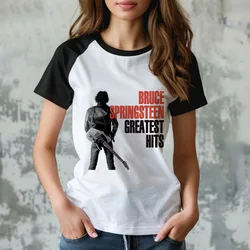 Bruce Springsteen Tee women graphic designer harajuku t-shirts girl designer anime clothing