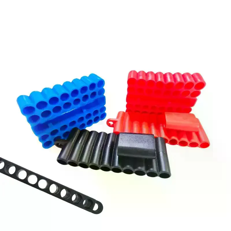 2/3/5pcs Multi-Hole Storage Stand for Hex Shank Drill Bits; Screwdriver Bit Holder with 10/22/32 Pockets