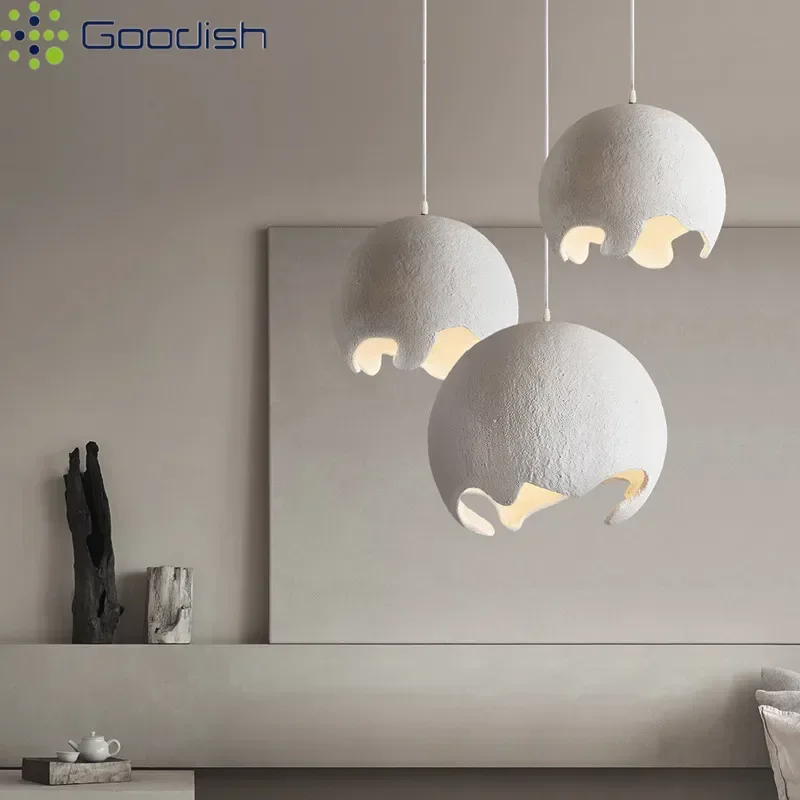 

Современный минималистичный скандинавский измельченный кокосовый орех, светодиодный подвесной светильник, художественные креативные лампы для гостиной, украшение дома, люстра