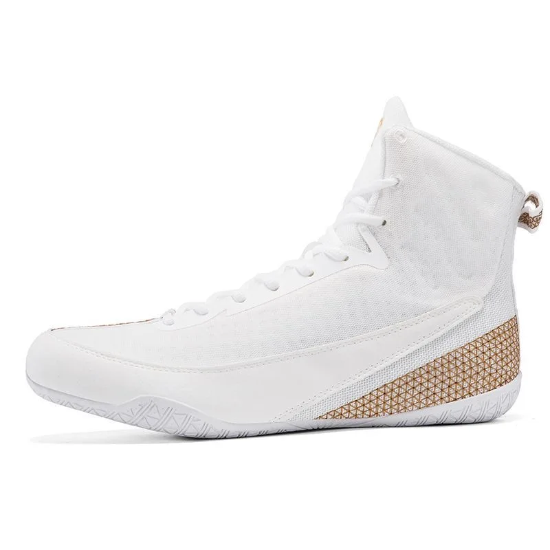 2026 Professional Men Wrestling Shoes White Gray Boxing Shoes For Mens Luxury Brand Fighting Boots Youth Designer Gym Training S