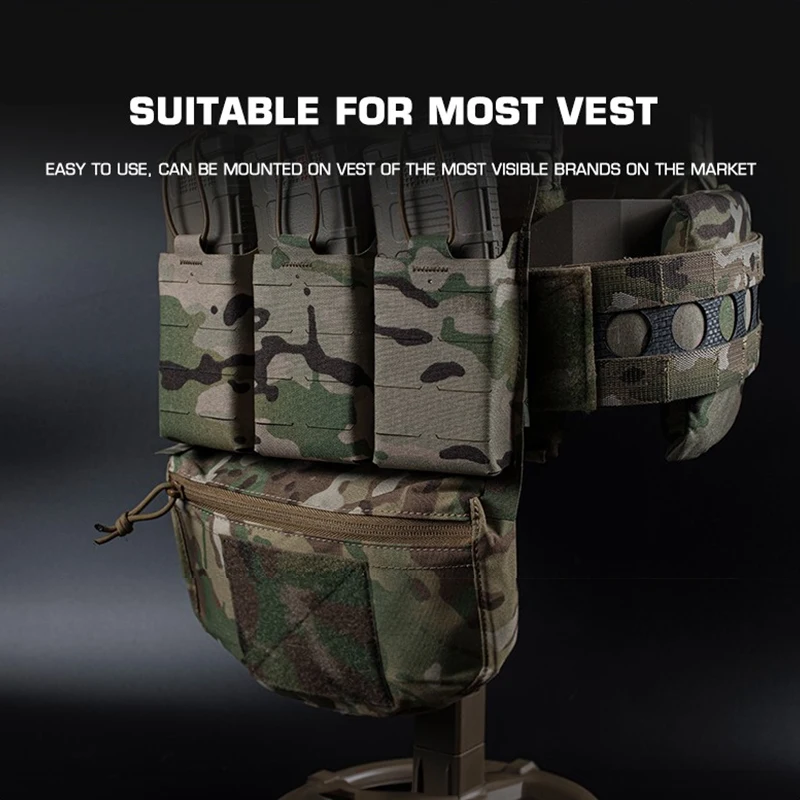 Tactical Chest Pouch JPC CPC Airsoft Vest Plate Carrier Waist Bags Outdoor Hunting Accessories Hook Loop Belly Dump Drop Pouch