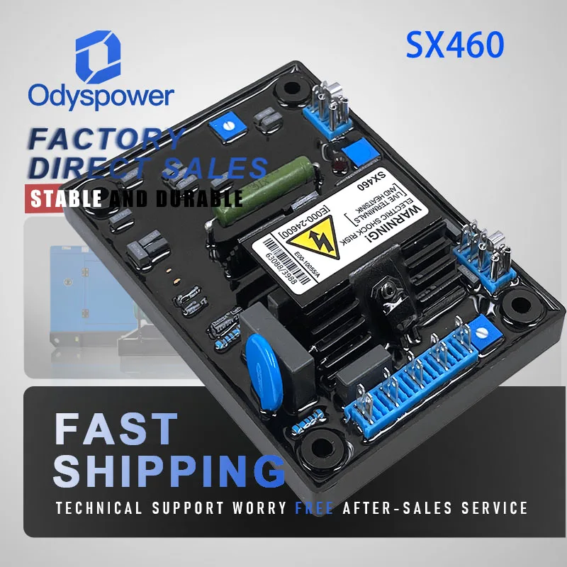 SX460 AVR Generator Automatic Voltage Regulator Stabilizer SX440  Excitation Control Module Brushless Generator Parts Shaluo