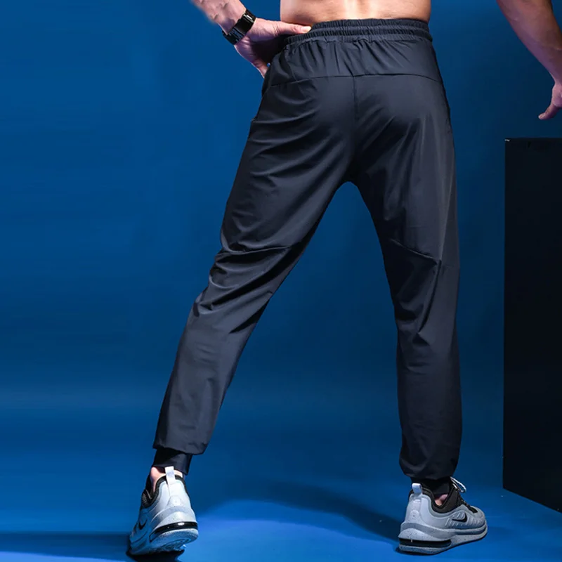 Sports Running Pants Men\'s Breathable Fitness Training Jogging Sweatpants Basketball Tennis Trousers Gyms Track Elastic Pants