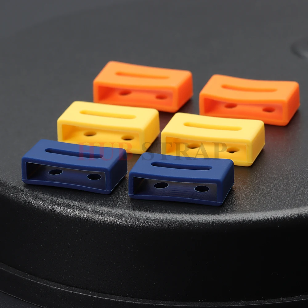Rubber Ring Watch Strap Loops Silicone for Casio Watchband Keeper Holder Retainer Movable Watch Ring Circle Watch Accessories