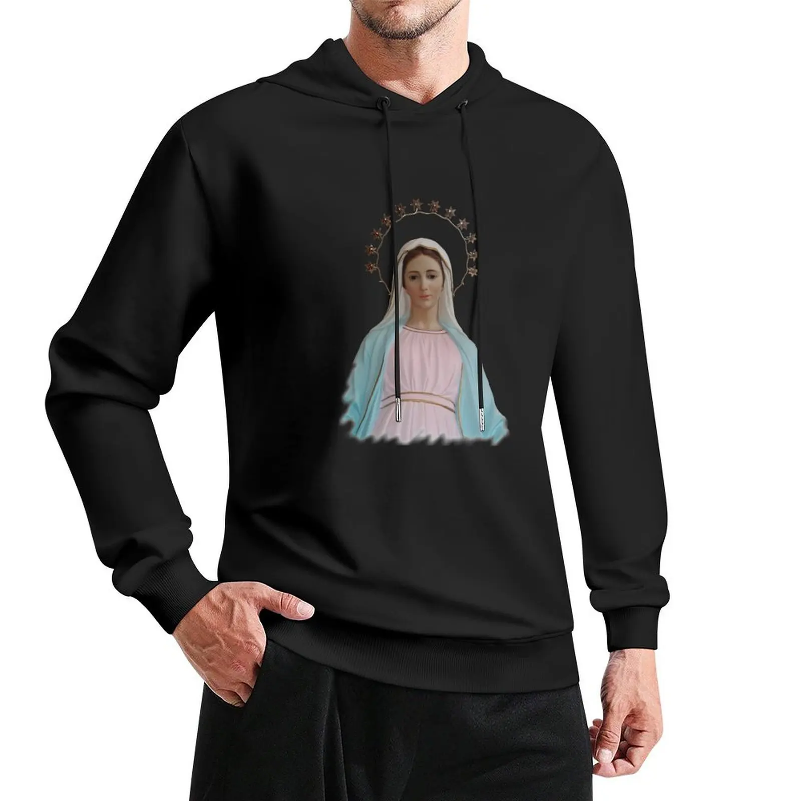 

Our Lady Pullover Hoodie men's clothes new in hoodies and blouses