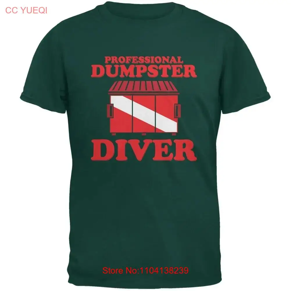 Professional Dumpster Diver Forest Green Adult T-Shirt