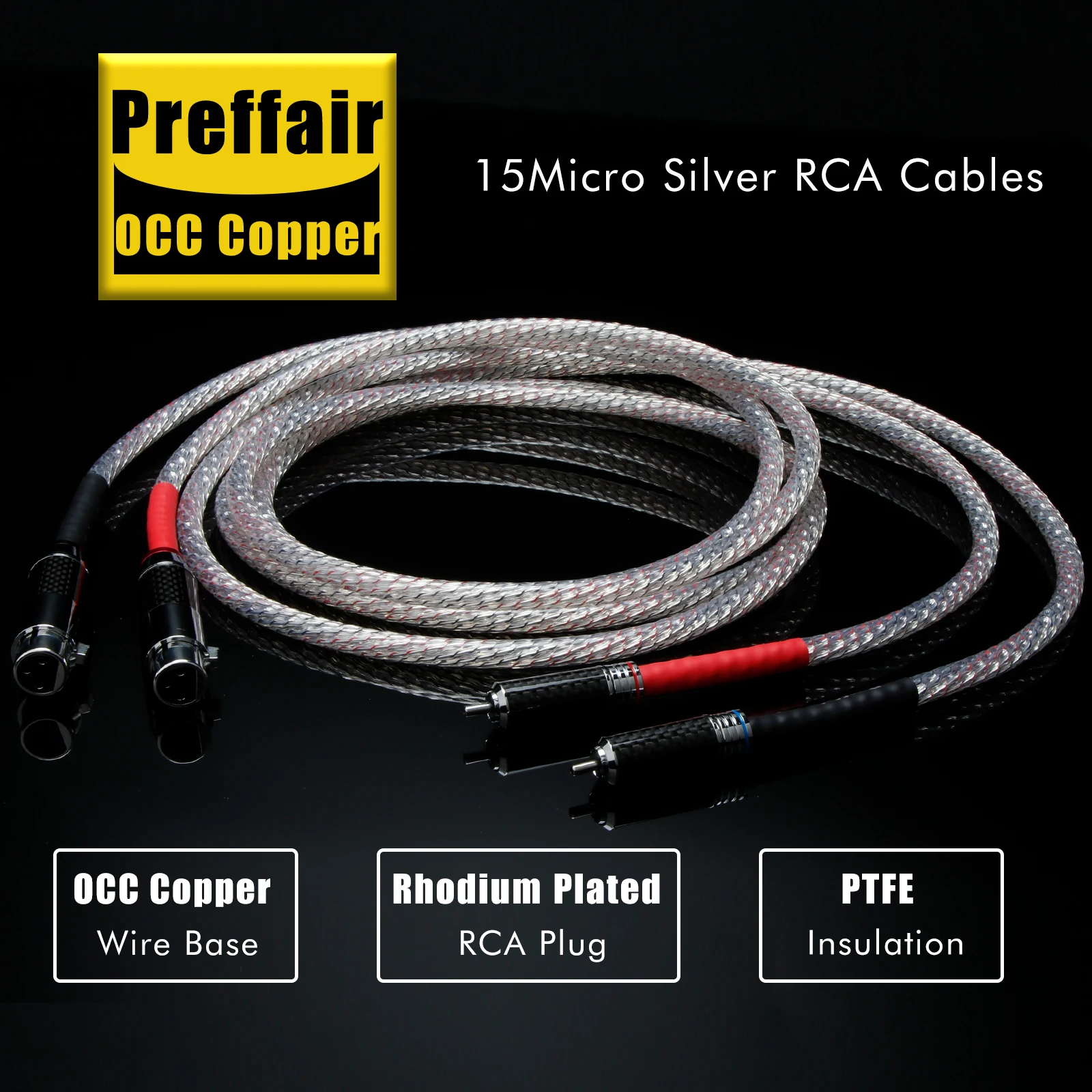 

Hi-Fi XLR кабели RCA к XLR «папа-мама» аудиокабель усилитель CD аудио соединительный кабель с вилкой из углеродного волокна