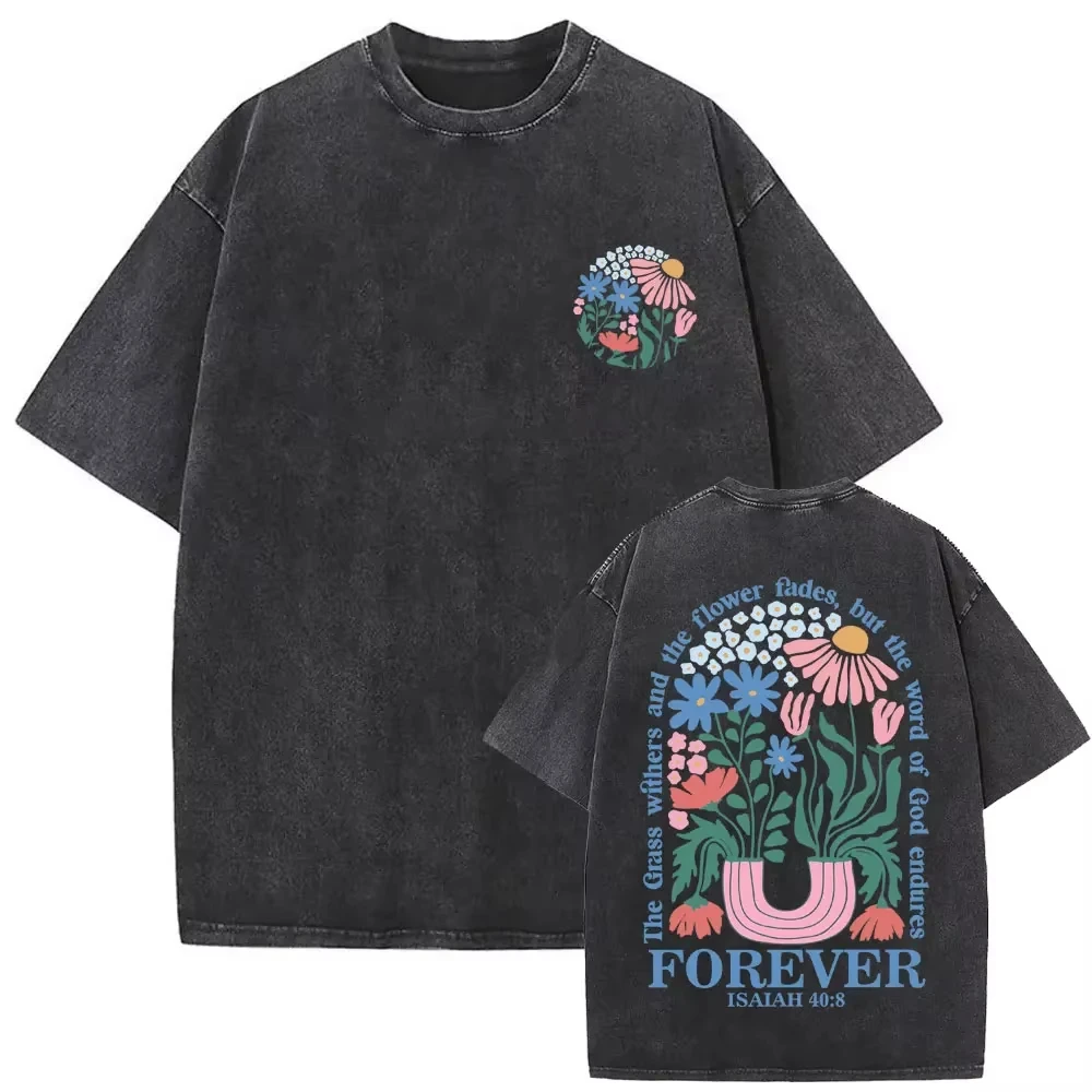 Danqi Yoyo Neutral Casual Fashion Loose T-shirt Neutral Breathable Casual Pure Cotton Outdoor Pine Wood High-quality Short