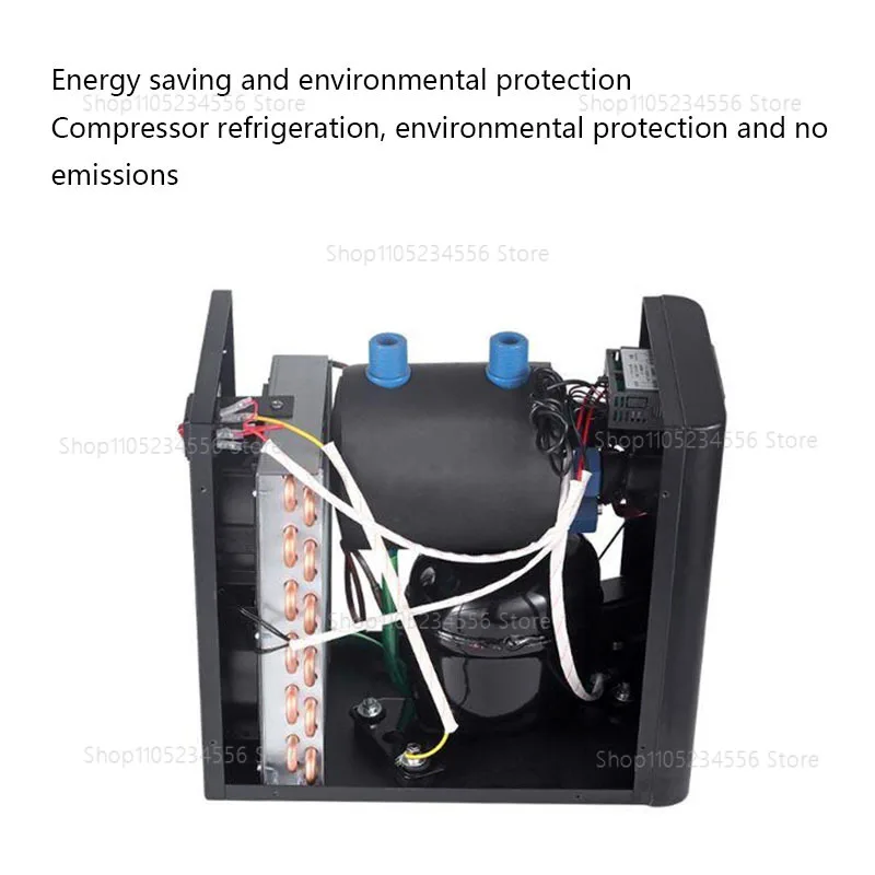 

Охлаждающий аквариум, холодильник для пресной воды, морская вода, 160 л, холодильный компрессор, охладитель воды, энергосбережение