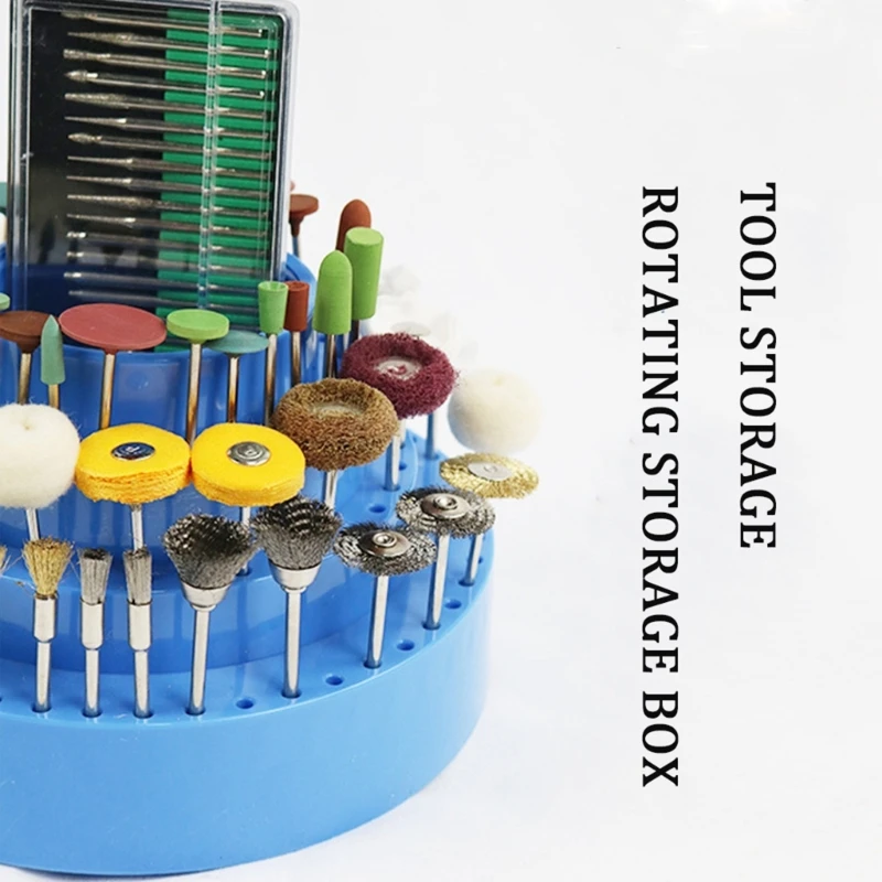Caja almacenamiento compacta y resistente G92C para brocas y cabezales molienda para diferentes proyectos