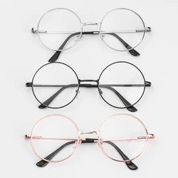 Round Optical Myopia Glasses Frame Women Men Fashion Vintage Finished Nearsighted Glasses Prescription Eyeglasses -1.0..-4.0