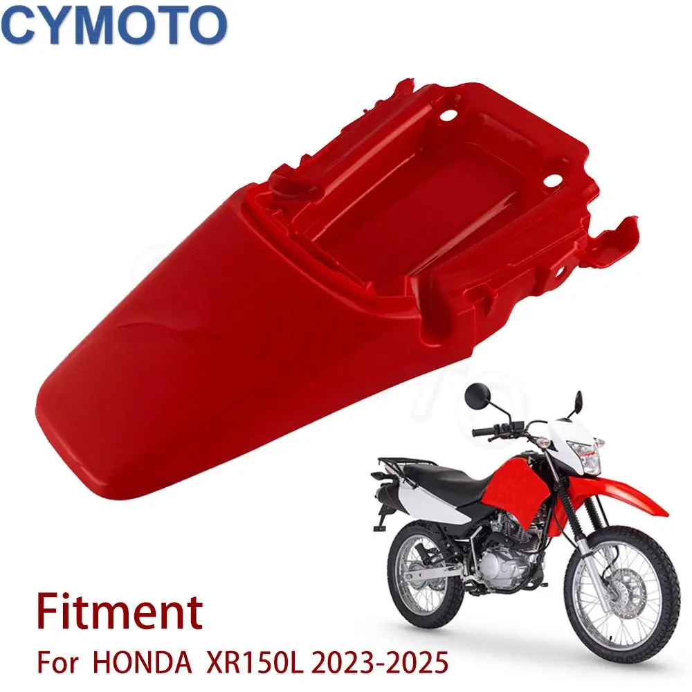 Motorcycle Plastic Rear Fender Protector Cover Mud Guard For Honda XR150L XR 150L 2023-2025 Off-Road Dirt Bike Accessories