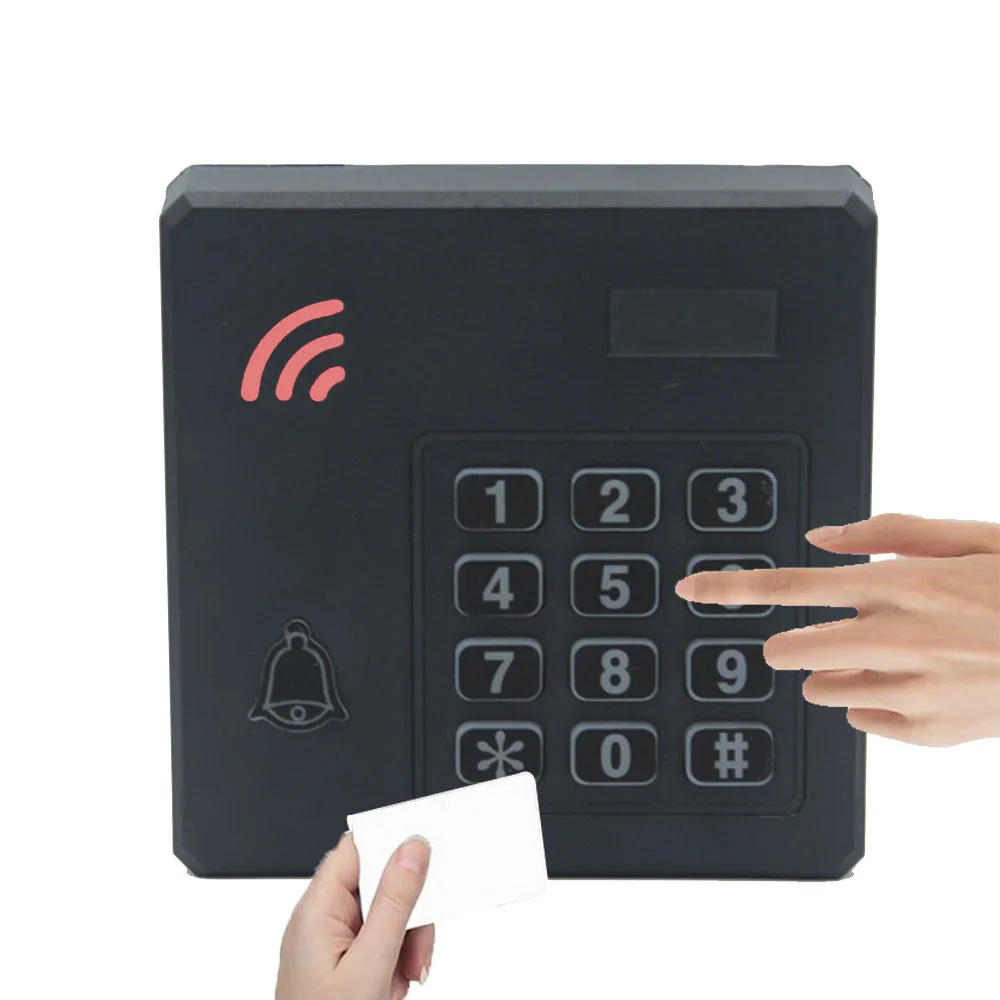 Imagem -05 - Leitor Rfid à Prova d Água Ip67 2000 Proximidade do Usuário Door Lock Controle de Acesso Teclado Wiegand 2634 Entrada 125khz 13.56mhz