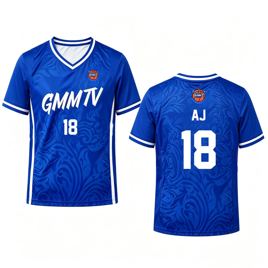 Sommer Herren Damen 2026 GMMTV All-Star Games Trikot Sport Kurzarm Freizeit Thailand T-Shirt Oberteil – Detail 4