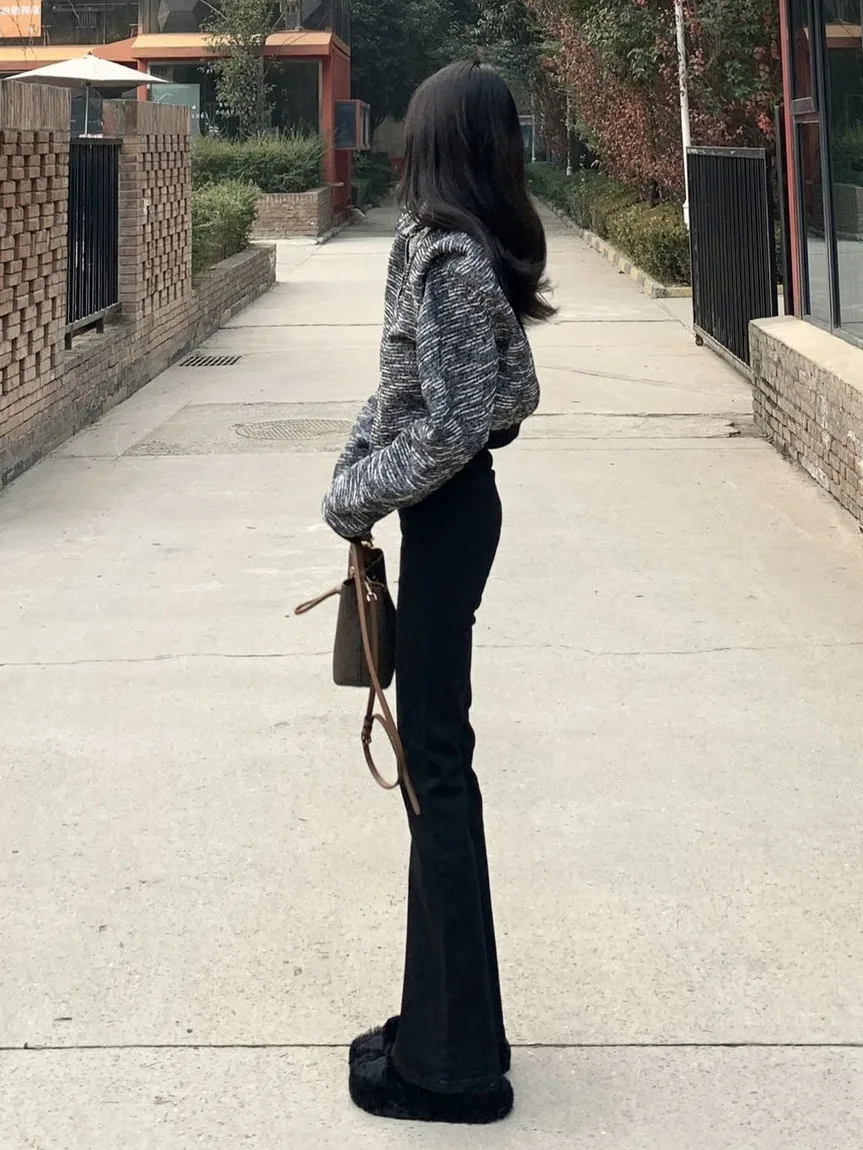 

Flare Pants Women Jeans 2024 New Fashion Spring Autumn Slim Full Women Jeans Perfect Body Shape