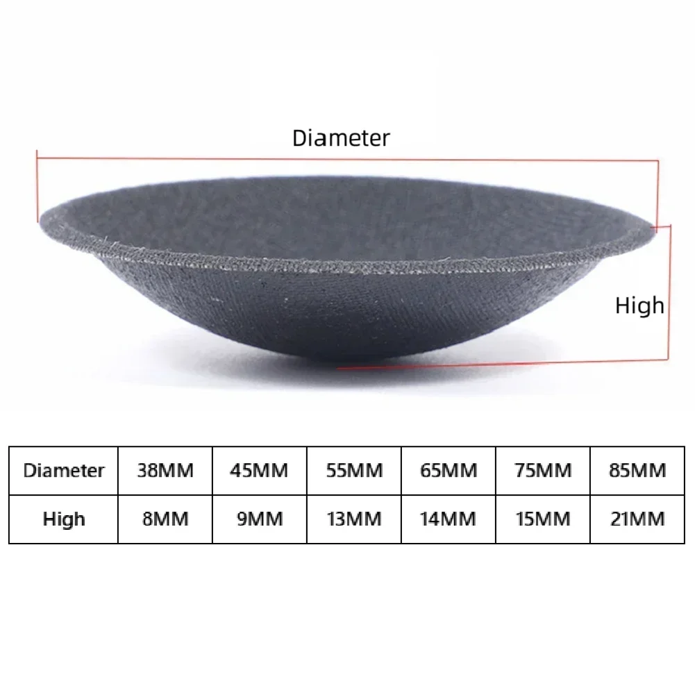 2Pcs 38-85mm Audio Woofer Speaker Cap Dust Cap Dome CoverReplacementAccessoriesFabricSpeakerDustCapAccessories