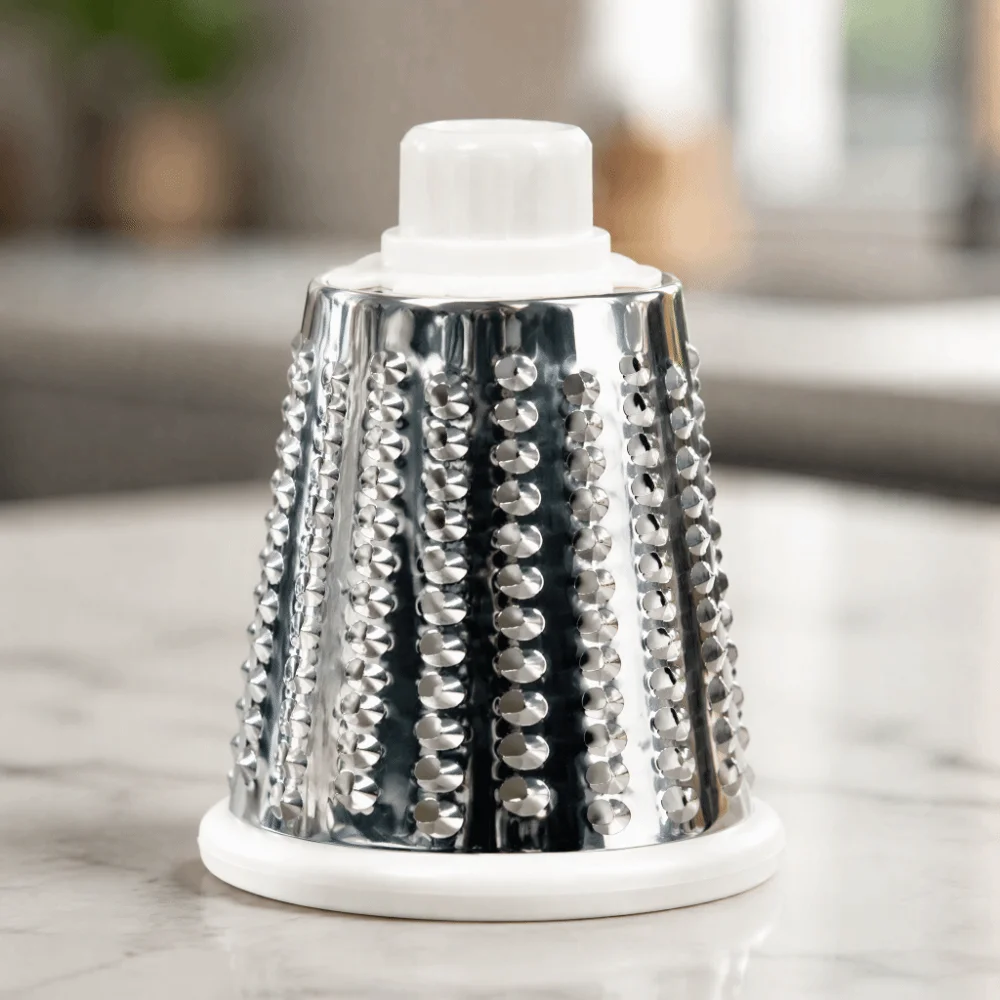 Multifunctional 3 in 1 Rotary Cheese Grater Clear 3 Sharp Drums Peanut Nuts Grinder Julienne Vegetable Shredder Home Kitchen