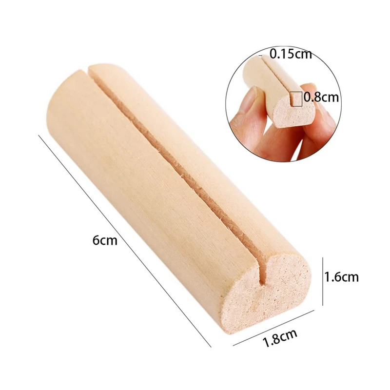 木製の場所カードホルダー、木製のテーブル番号スタンド、結婚式の看板、素朴なメッセージ名のディスプレイスタンド、20個