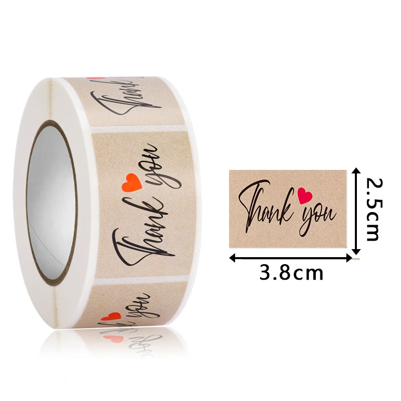 250Pcs Thank You for Your Order Stickers for Envelope Sealing Small Business Decor Stationery Labels for Customer Appreciation