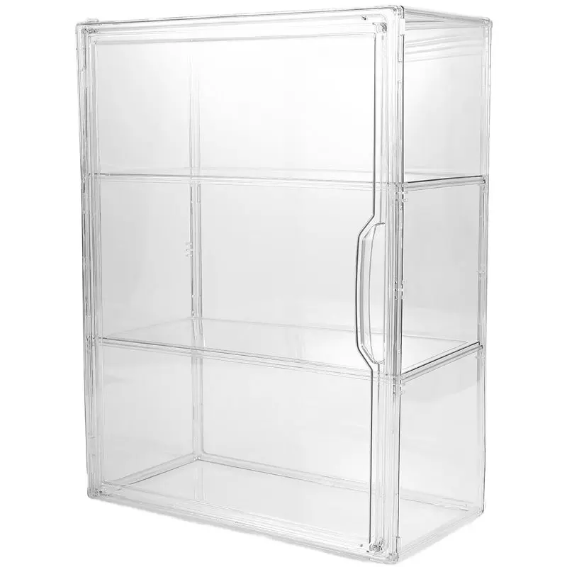 

B-Est Ain Storage Box Acrylic Desktop Organizer Box High Transparent Multi-Function Display Figurine Clear Room Organizer