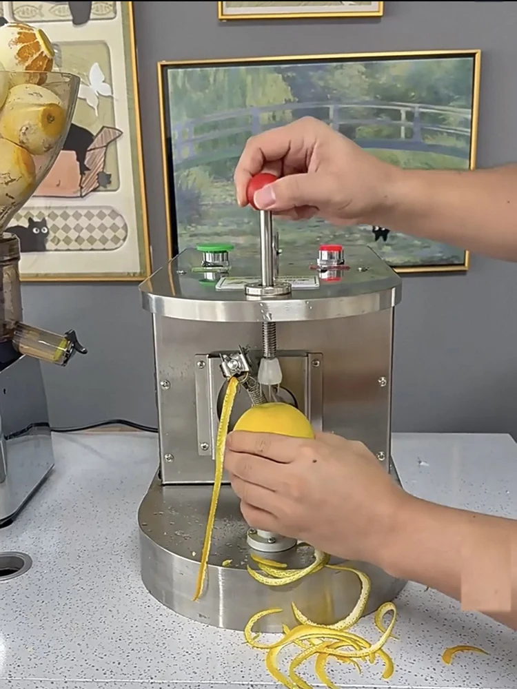 

Настольная маленькая удобная коммерческая машина для очистки фруктов, лимона, апельсина, яблока для удаления оранжевой кожи