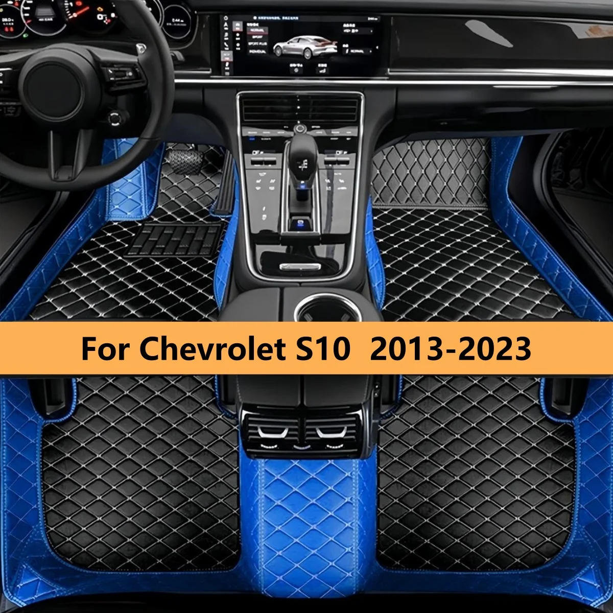 

4 Door Car Floor Mats Fit For Chevrolet S10 Pickup 2013 2014 2015 2016 2017 2018 2019 2020 2021 2022 2023 Carpet Pads