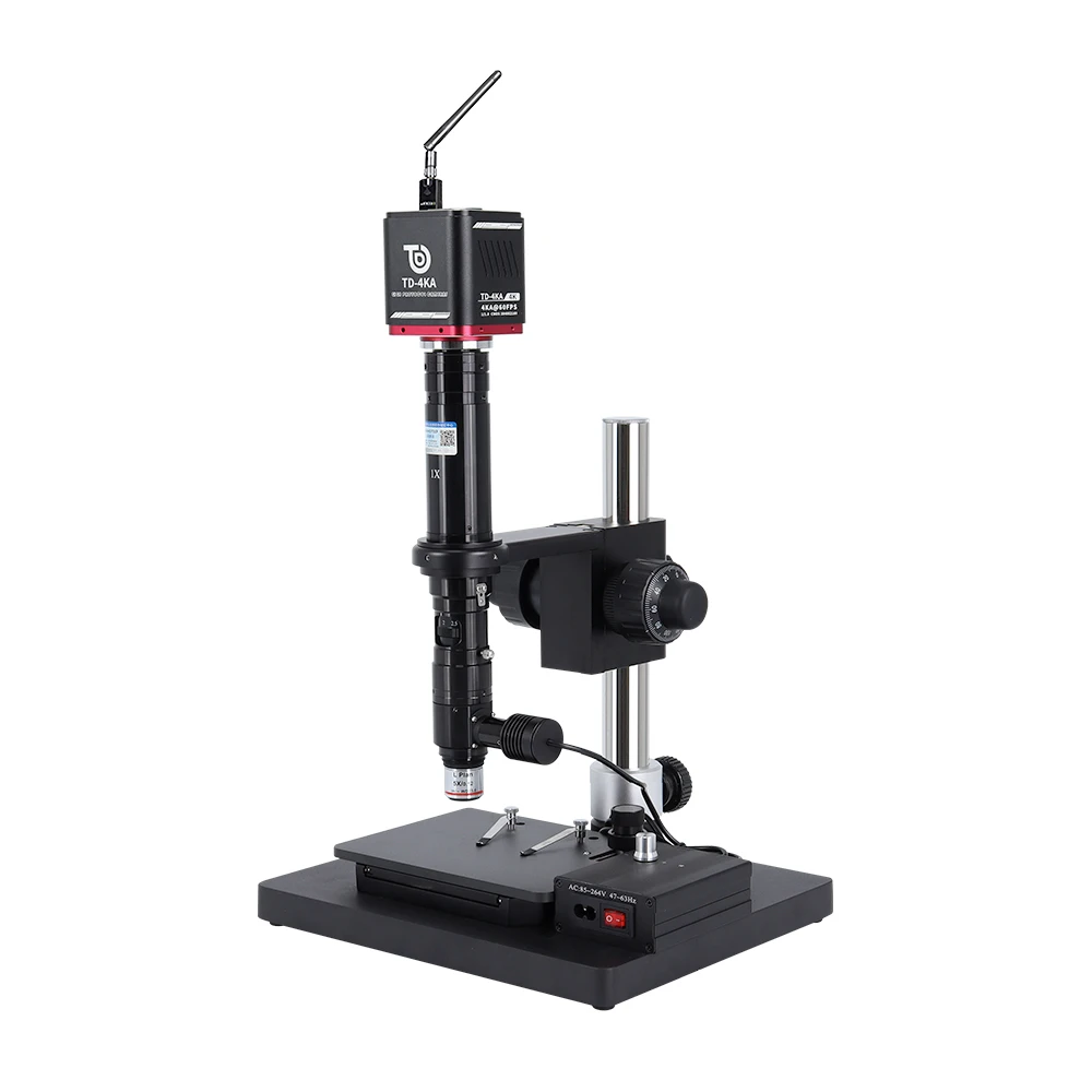 ial Lens 160X-1058X High Magnification 3840x2160P TD-DTZG-4KA Autofocus Electron Microscope Industrial Coax