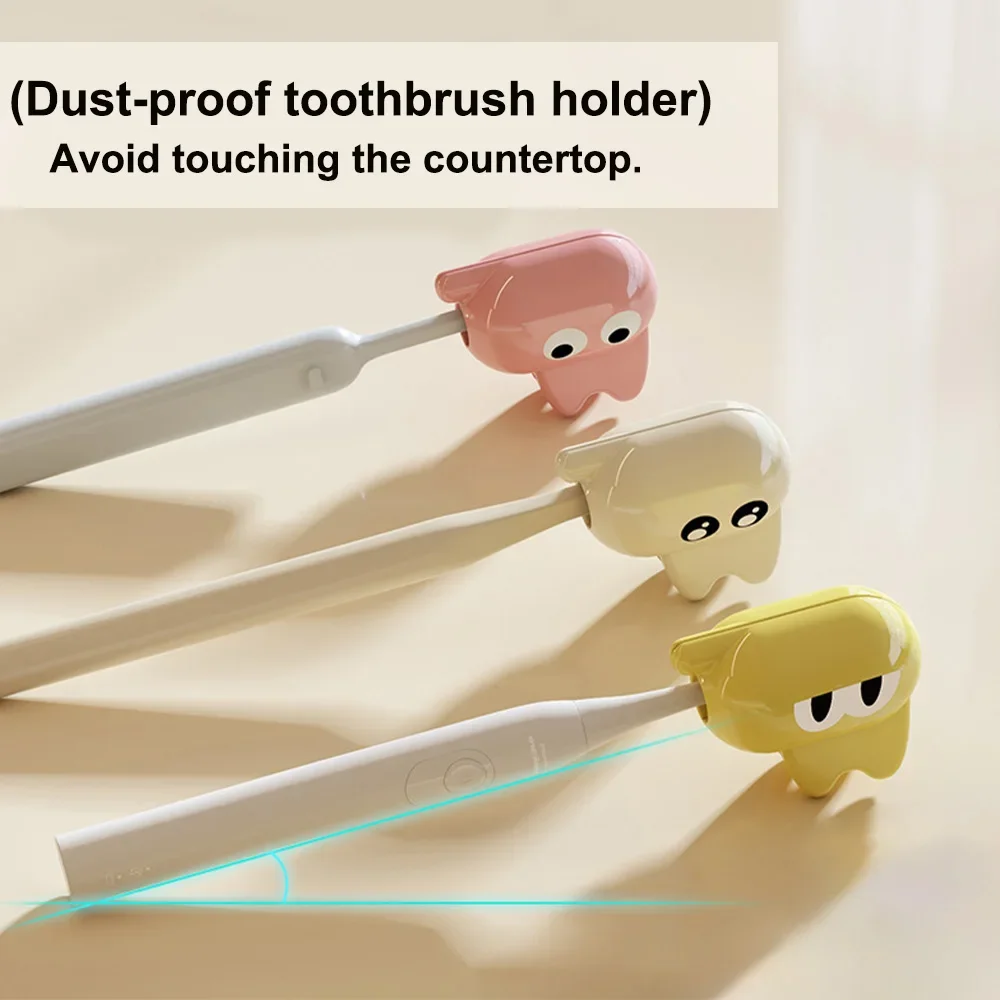 Protective Toothbrush Head Covers, Portable Travel Toothbrush Protector Caps for Home, School, Camping, Business and Bathroom