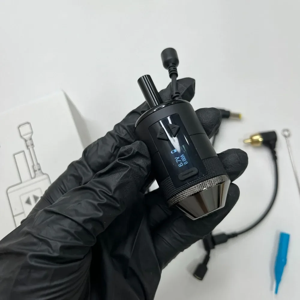 Wireless Control Tattoo Integrated Needle Machine Battery Handle Power Supply Portable Charging Motor Tattoo Machine Grip