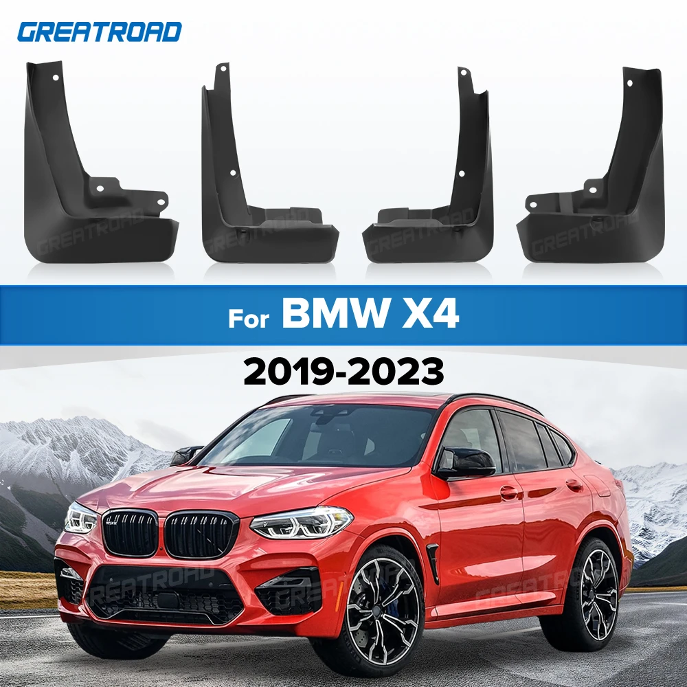 For BMW X4 M 2019 2020 2021 2022 2023 Fender Mudflaps Splash Guards Mudguards Mud Flaps car Accessories