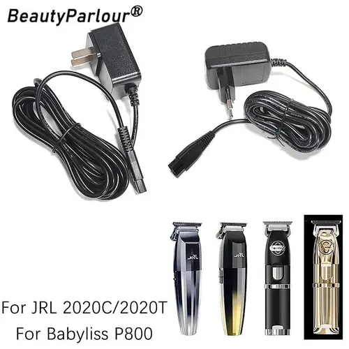 Imagen 2 del producto Cargador profesional para cortadora de pelo Babyliss P800 JRL 2020C/2020T, accesorios para tijeras eléctricas, adaptador de peluquería, enchufe europeo/estadounidense