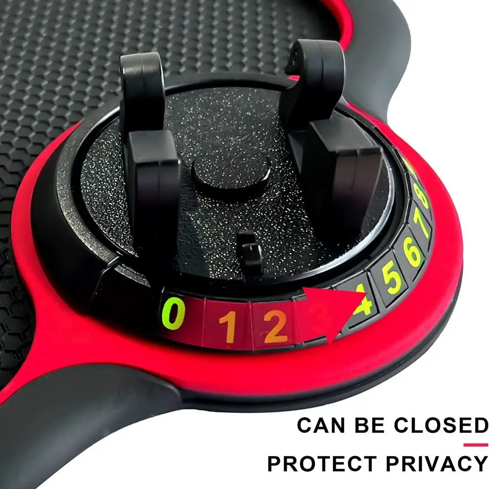 Anti-Slip Car Phone Holder Pad Sticky Adhesive Car Anti-Slip Mat Temporary Parking Plate 360 Rotation Dash Phone Mount