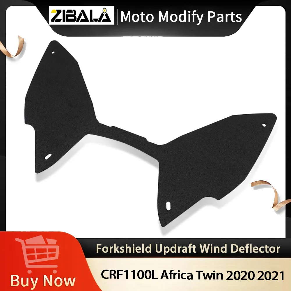 

For HONDA CRF 1100L CRF1100 L Africa Twin CRF1100L 2020 2021 Forkshield Updraft Deflector Wind Deflector Improve airflow Fairing