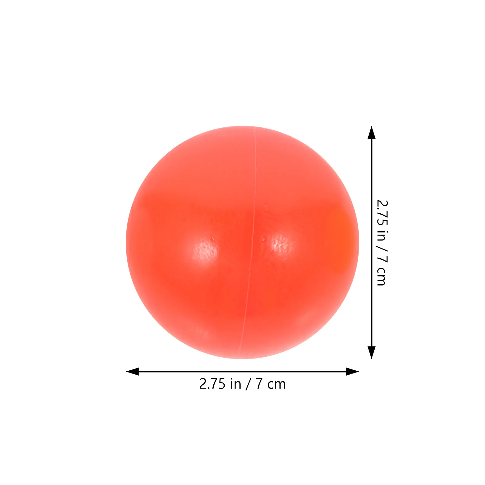 50Pcs Round Plastic Balls Colorful Ocean Balls for Ball Pits Crush Resistant Play Tent Bounce House Activity Gift