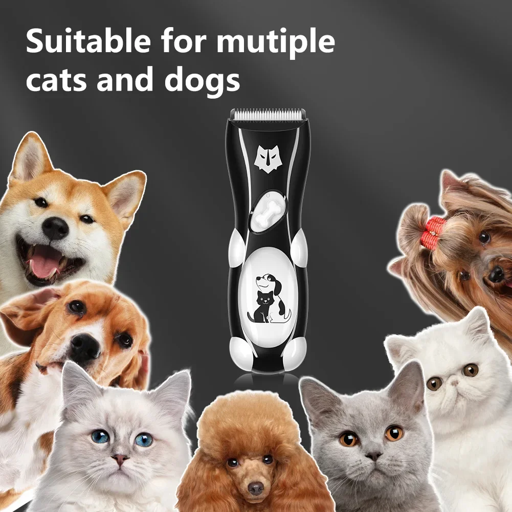 High-power dog shaver pet store special electric hair clipper small dog and cat shaving foot hair trimming hair pusher