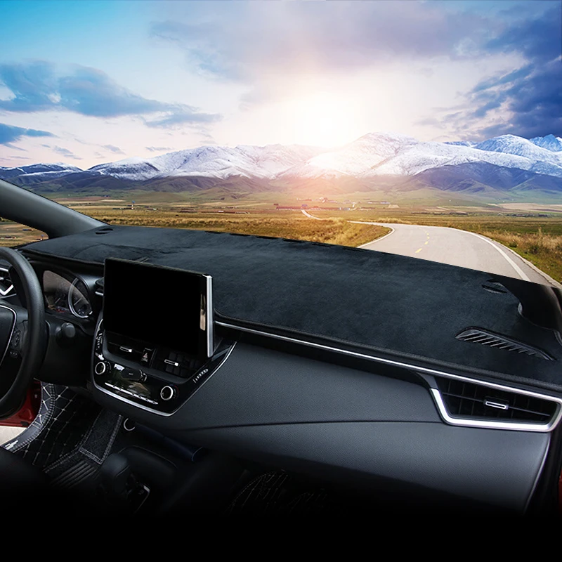 ハイブリッド車のダッシュボードカバー,ダッシュマット,サンバイザー,滑り止めパッド,トヨタカローラ用アクセサリーxg10 2021 2022 2023