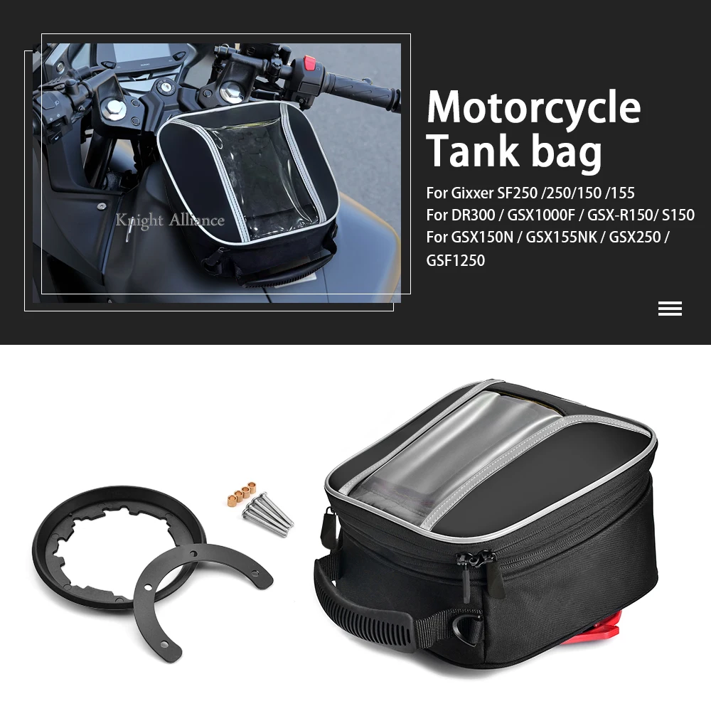 

For Suzuki GSX155NK GSX-R150/ S150 Gixxer SF250/250/150 /155 2019-2022 Motorcycle Tank Bag Car Head Storage Navigation Bag