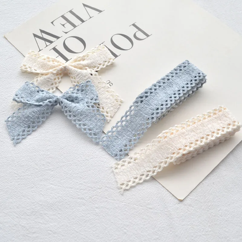 

Hollow Lace Ribbon DIY Bow Hair Clip Materials, Handmade Hair Accessories Supplies