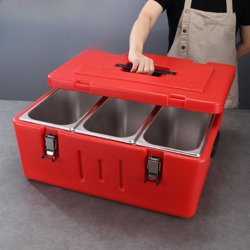 Stainless steel incubator Commercial stall transportation Refrigerator School delivery Insulation bucket Grid insulation