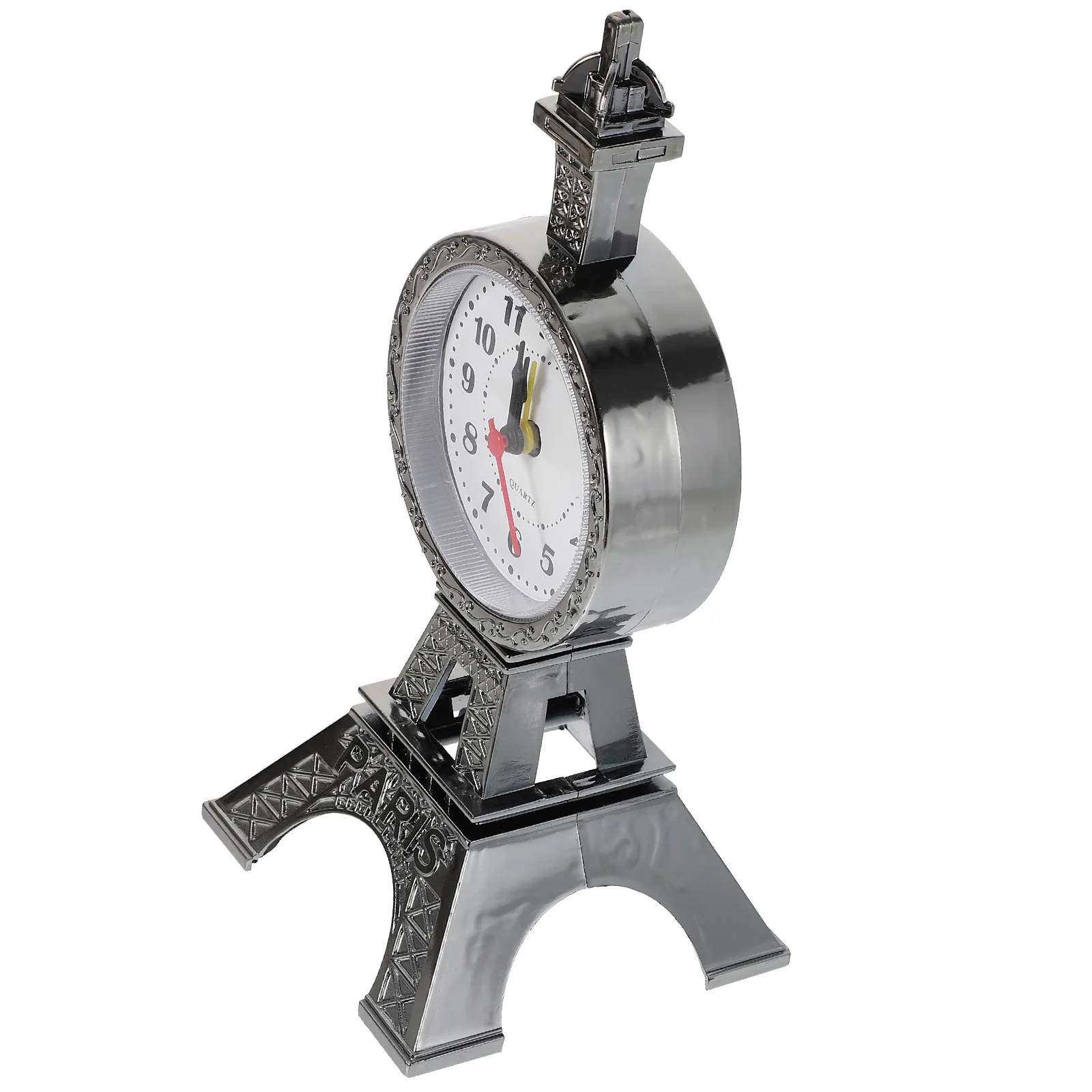 

Retro Alarm Eiffel Tower Design Desktop Clock For Bedroom Office Decor Wake Up Table Clock Small Desk Alarm Home Decor