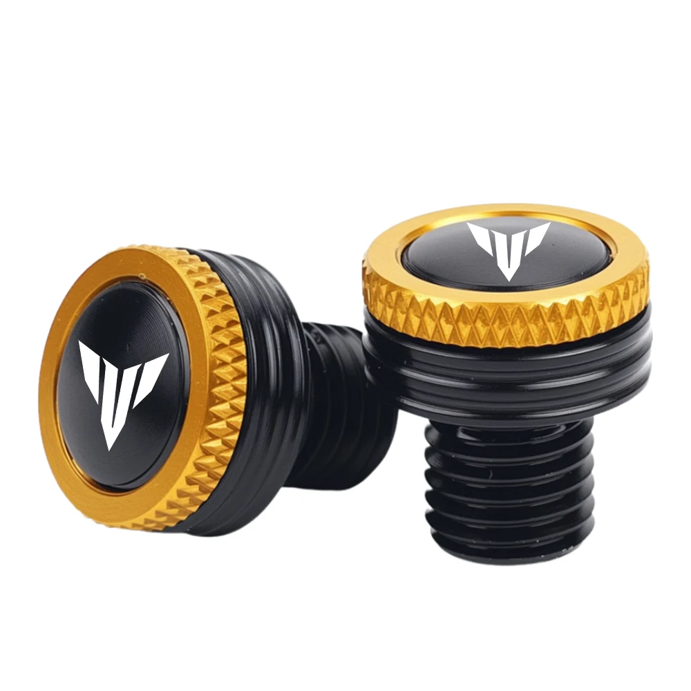 لياماها MT01 MT09 MT07 MT03 MT 07 09 10 SP FZ09 FZ07 دراجة نارية الملحقات M10 مرآة الرؤية الخلفية ثقب المقابس غطاء مسامير الربط