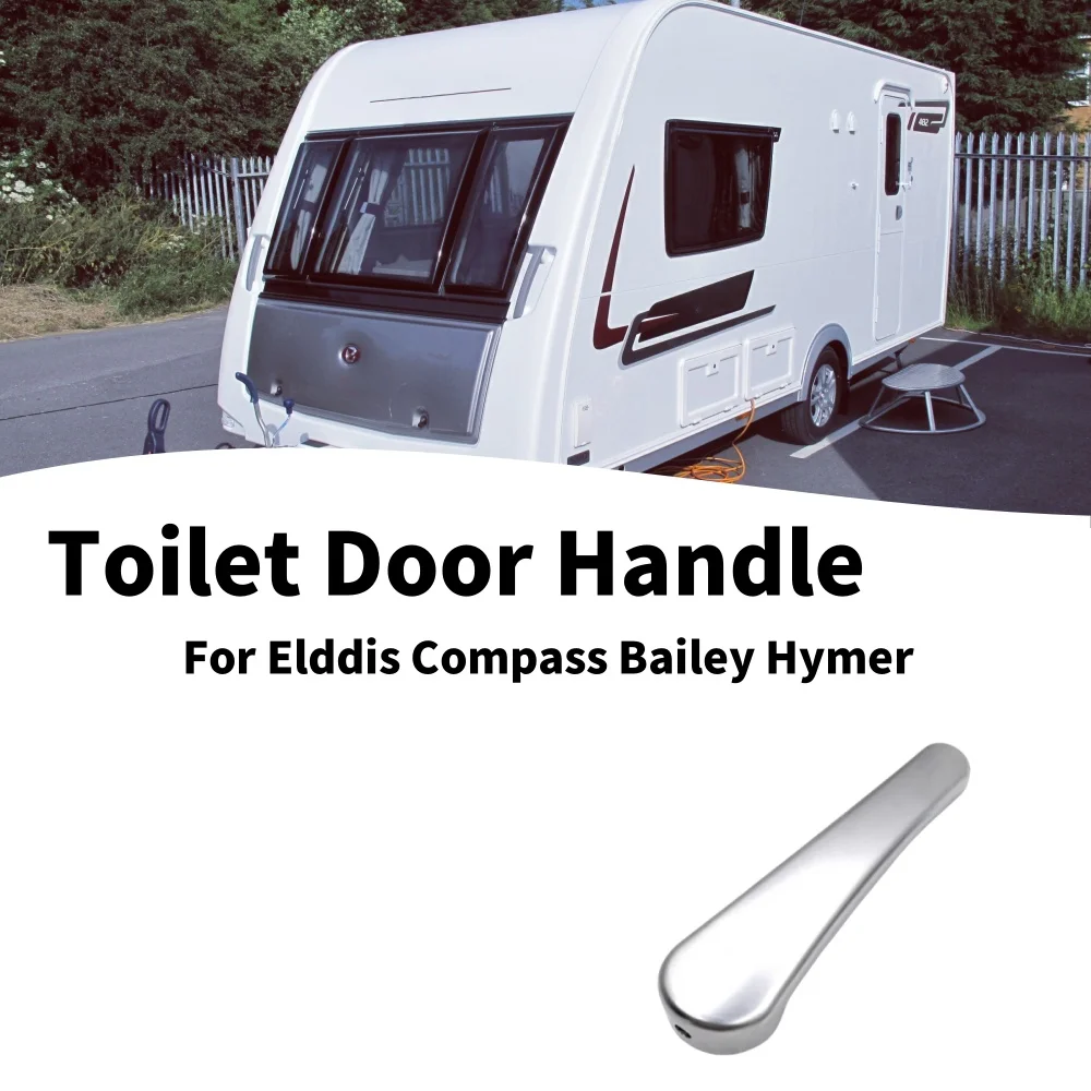 

RV Bathroom Door Handle With Fixing Screw Caravan Motorhome Door Interior Accessories For Elddis Compass Bailey Hymer