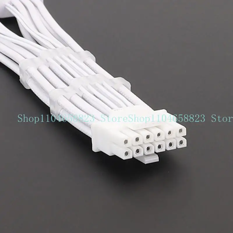 

652F PCIE5.0 16PIN (12+4PIN) до 2x8PIN 12VHPWR GPU Кабель Прямые разъемы 16AWG GPU Extender для повышения совместимости