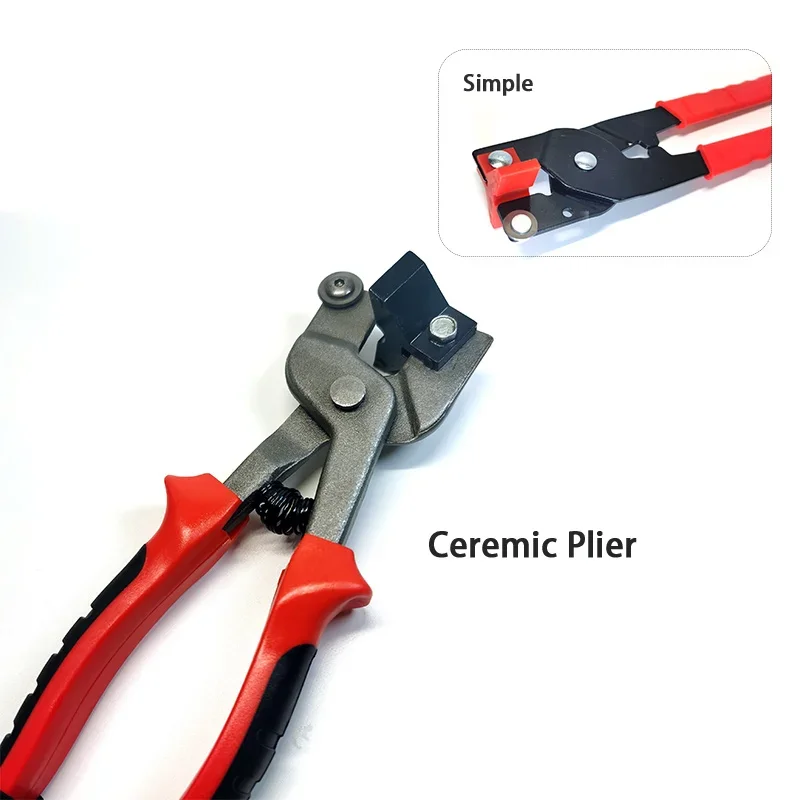 DIY Mosaic Block Ceramic Tile Cutter Two Round Wheels Cutter Flat Crystal Glass Pliers DIY Art and Crafts Materials Wire Peeler