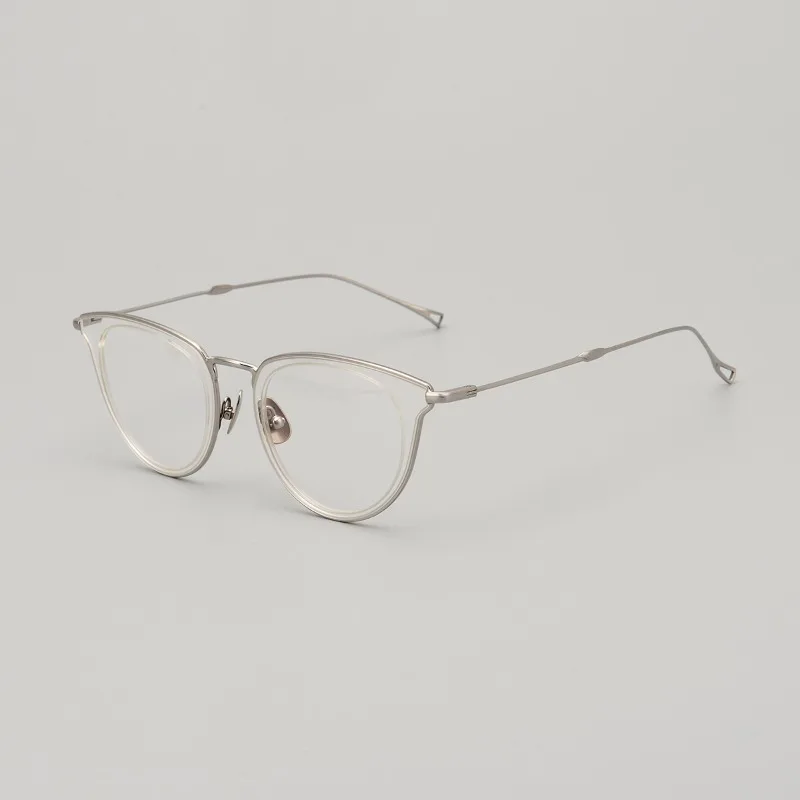 ISSEY MIYAKE Titanium Glasses Frames Round Irregular Fashion Retro Eyewear Frame Can Be Customized Lenses Eyeglasses