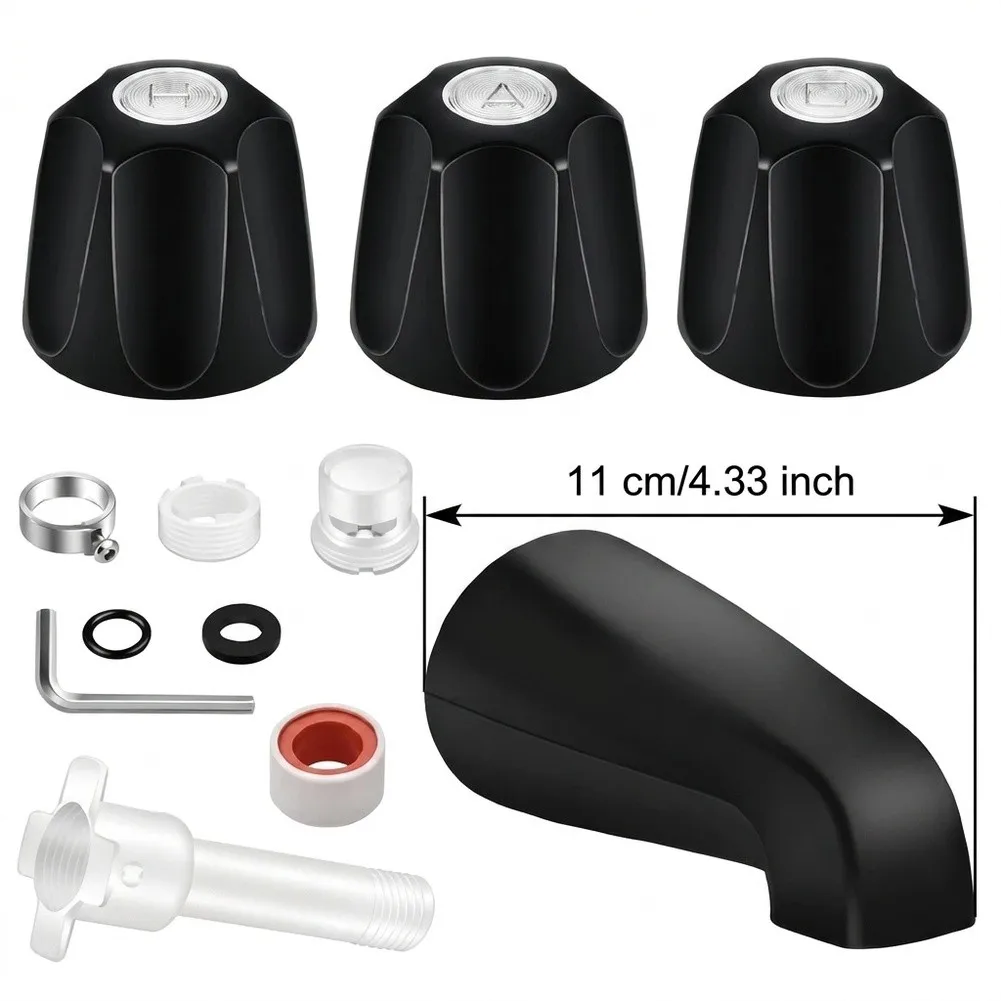 Bathroom Tub Plumbing Hardware Renovation Accessories Home Decor Tub Faucet Trim Kit Complete Bathtub Faucet Handles Spout Kit